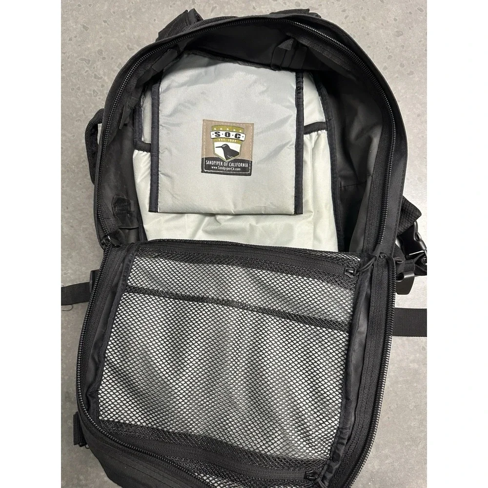 Sandpiper SOC Tactical Backpack Black MOLLE Military Gatorz EDC Bag
